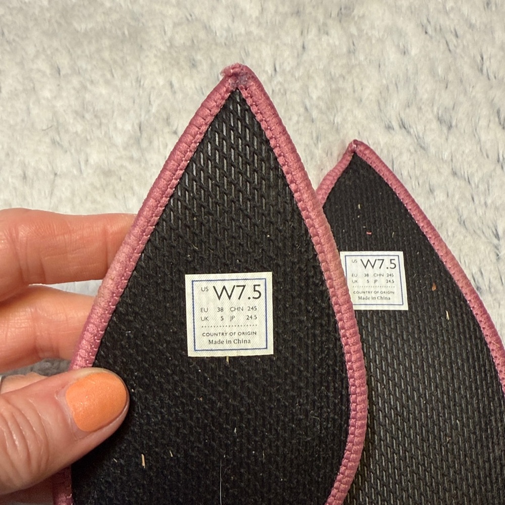 ⭐️Rothy's The Point green and pink camo pointed ballet flats size 7.5 - Picture 10 of 10